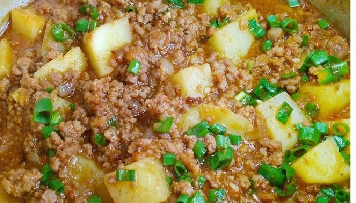 Carne Moída com Batatas, Receita Simples e Prática