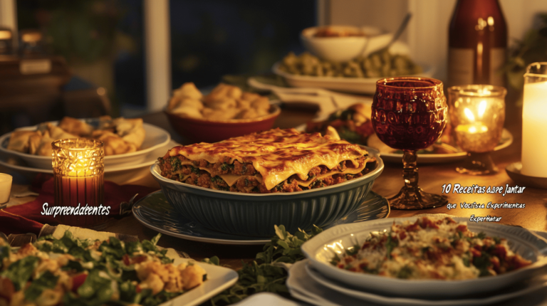 10 Receitas de Jantar Surpreendentes que Você Precisa Experimentar