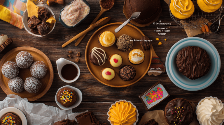 10 Doces Incríveis e Fáceis de Fazer para Adoçar Seu Dia
