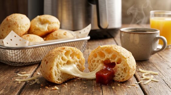 Pão de Queijo na Air Fryer: Receita com Recheio e Truques