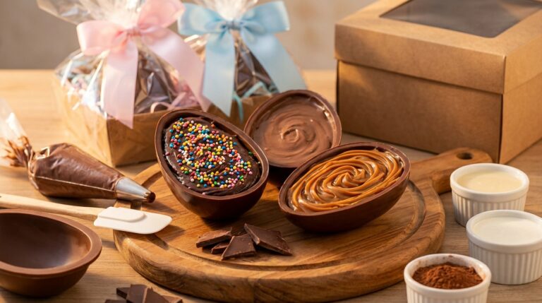 Ovo de Páscoa Caseiro Fácil: Recheios Simples e Montagem