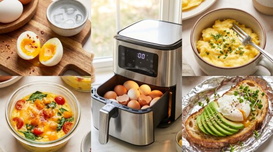 Ovos na Air Fryer: 4 Preparos Rápidos para o Café